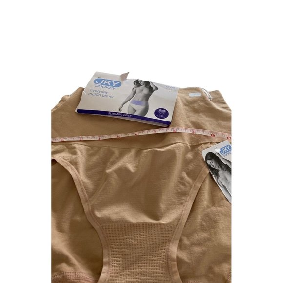 NWT Jockey JKY Beige Slimming Brief Everyday Muffin Tamer Size Large Panties - Picture 10 of 11